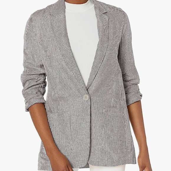 Max Studio Jackets & Blazers - Max Studio Linen Blend Blazer